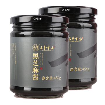 Pure Black Sesame Paste 454G van hoge kwaliteit